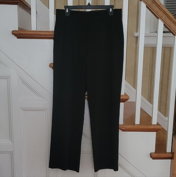 BRIGGS Classic Black Flare Pants Womans Size 8 - Picture 2 of 6